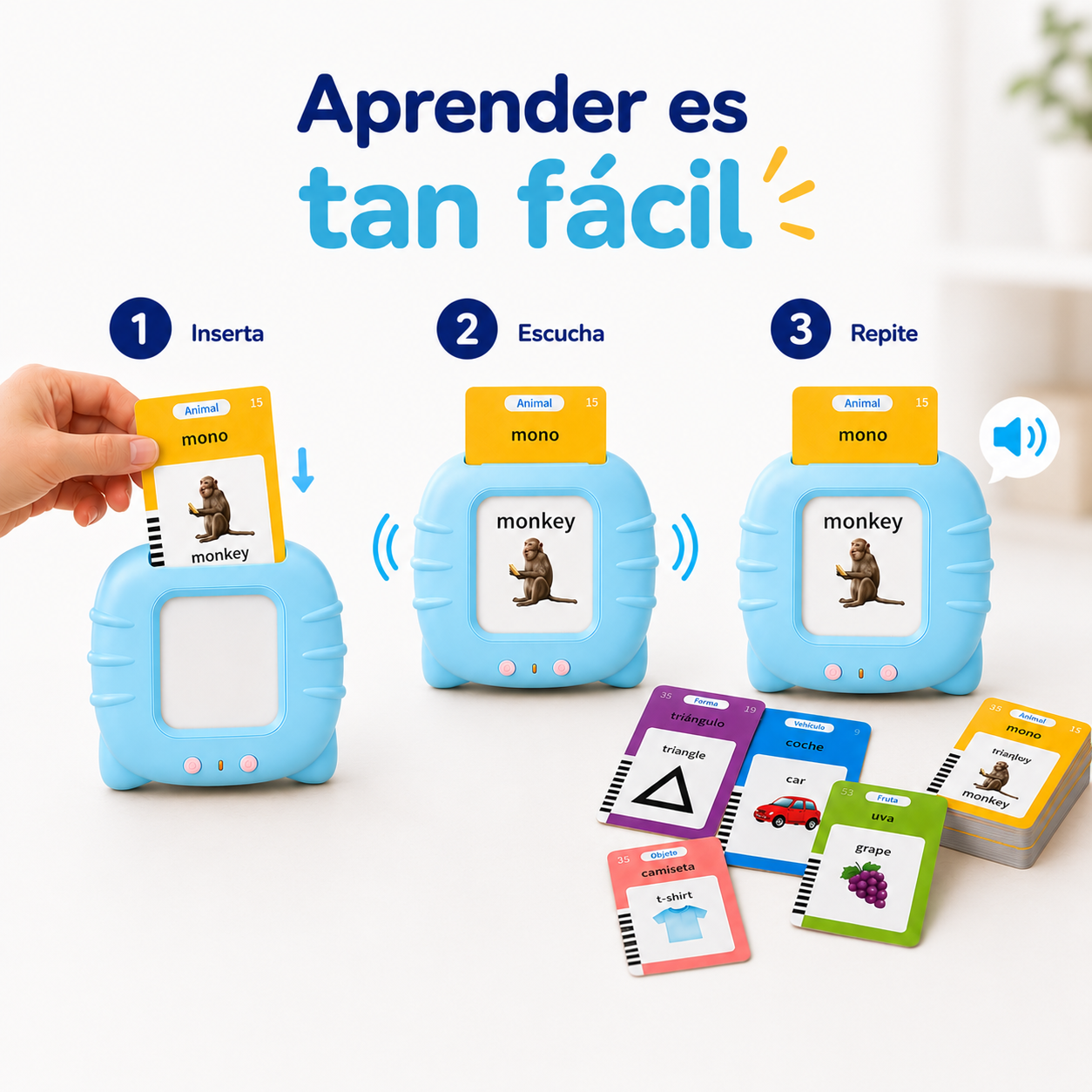 VerbaLingo - Tarjetas Educativas Bilingües