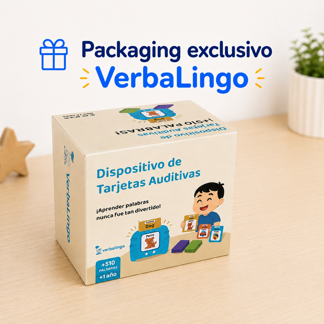 VerbaLingo - Tarjetas Educativas Bilingües