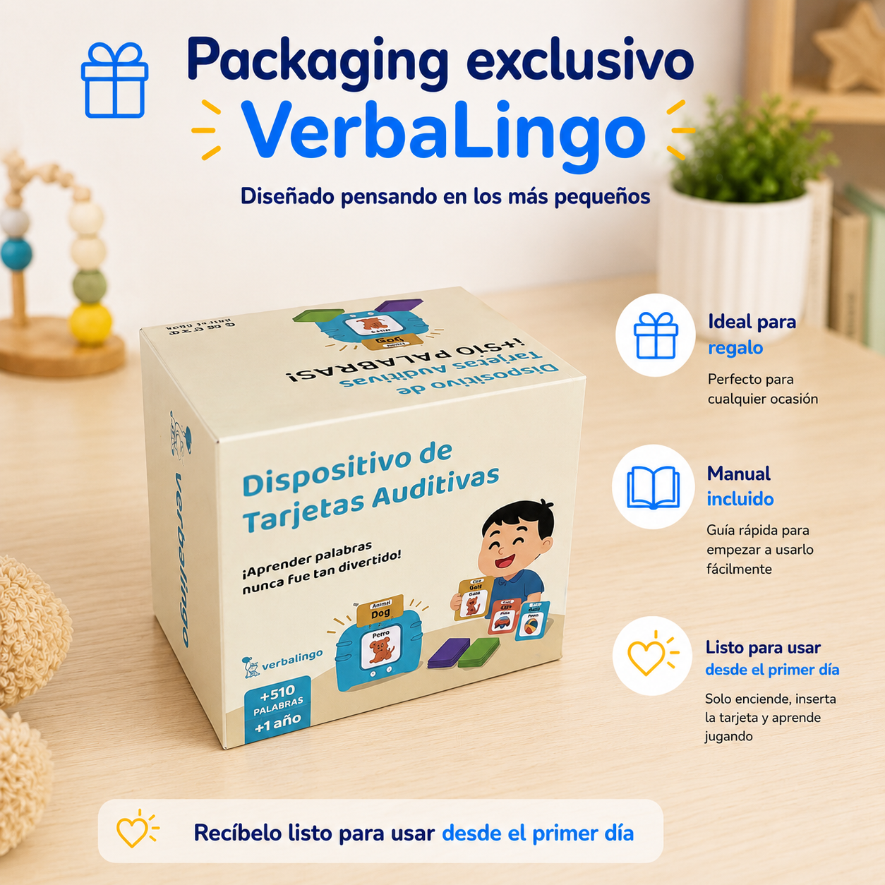 VerbaLingo - Tarjetas Educativas Bilingües