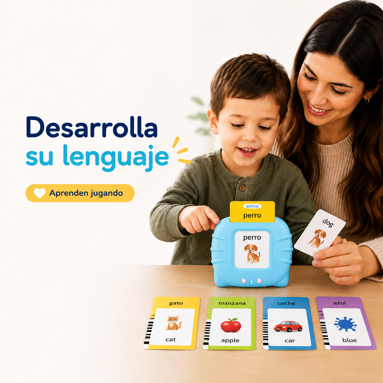 VerbaLingo - Tarjetas Educativas Bilingües