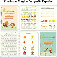 4 Libros Mágicos de Caligrafía - Veredora