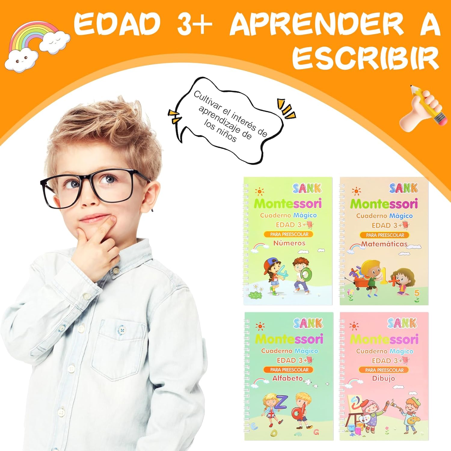 4 Libros Mágicos de Caligrafía - Veredora